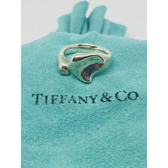 Tiffany & Co. Elsa Peretti Sterling Silver Full Heart...